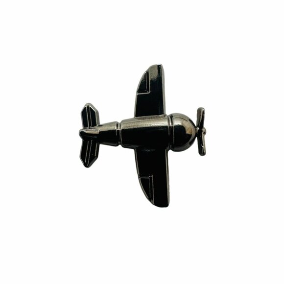 ✈️Vintage Aircraft Engine Lapel Pin Metal Airplane Brooch Aviation Enthusiast - Picture 4 of 5